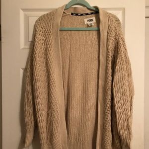 New Pink Victoria’s Secret Latte Knit Cardigan